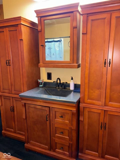 Bathroom at 6427 Buffalo Drive, Nineveh, IN