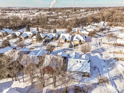 Aerial view at 1065 Alydar Circle, Indianapolis, IN