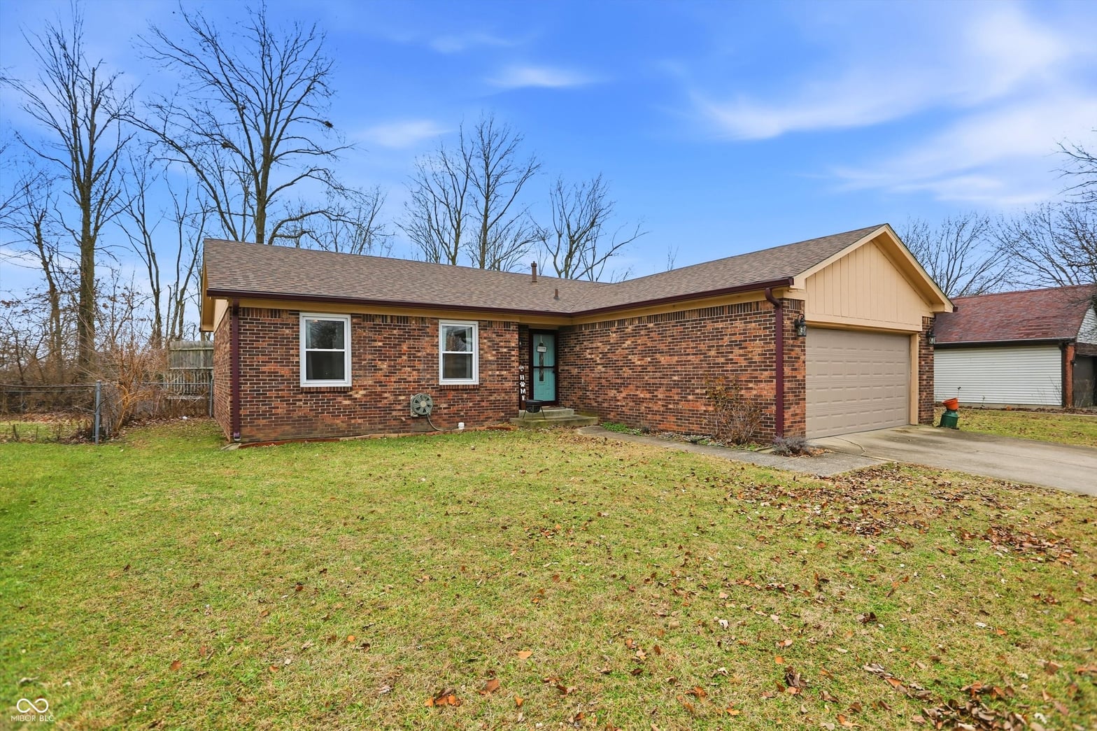 Front exterior at 5235 Rowan Court, Indianapolis, IN