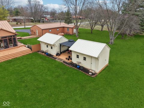Aerial view at 2579 Cardinal Drive, Pittsboro, IN