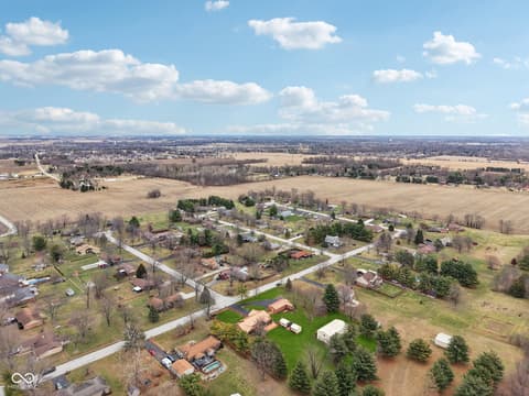 Aerial view at 2579 Cardinal Drive, Pittsboro, IN