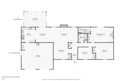Floor Plan — 2579 Cardinal Drive, Pittsboro, IN