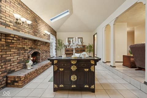 Living room at 2579 Cardinal Drive, Pittsboro, IN
