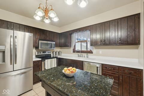 Kitchen at 2579 Cardinal Drive, Pittsboro, IN