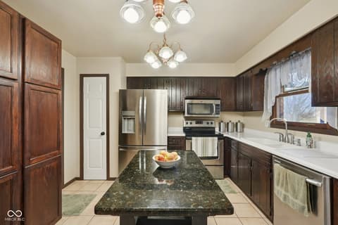 Kitchen at 2579 Cardinal Drive, Pittsboro, IN