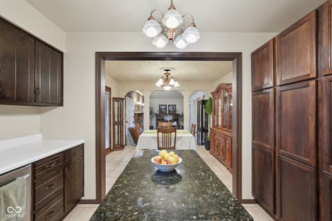 Dining room at 2579 Cardinal Drive, Pittsboro, IN