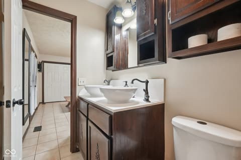 Bathroom at 2579 Cardinal Drive, Pittsboro, IN