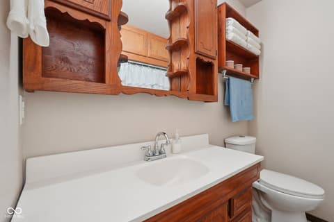 Bathroom at 2579 Cardinal Drive, Pittsboro, IN