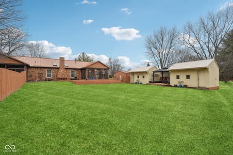 Backyard at 2579 Cardinal Drive, Pittsboro, IN