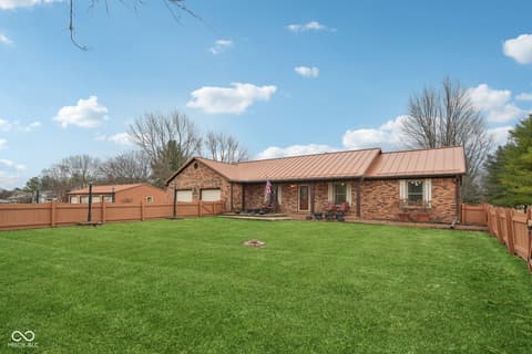 Front exterior at 2579 Cardinal Drive, Pittsboro, IN
