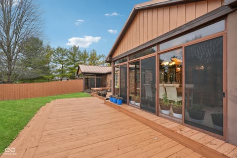 Outdoor living area at 2579 Cardinal Drive, Pittsboro, IN