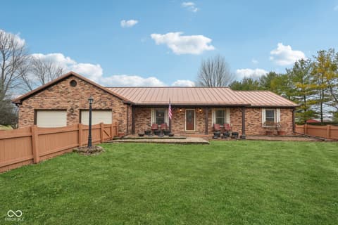Front exterior at 2579 Cardinal Drive, Pittsboro, IN