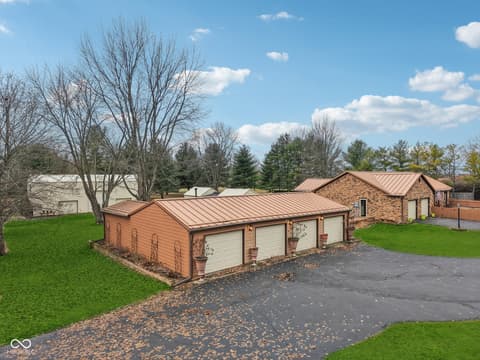 Front exterior at 2579 Cardinal Drive, Pittsboro, IN