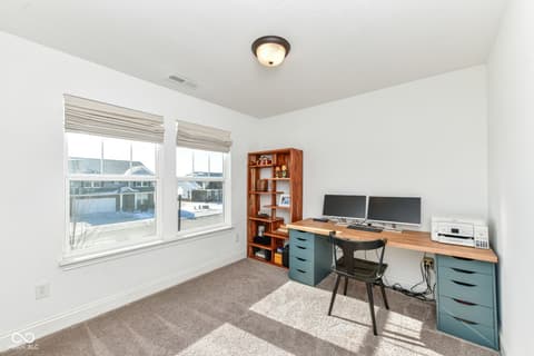 Home office at 916 Alba Drive, Lebanon, IN