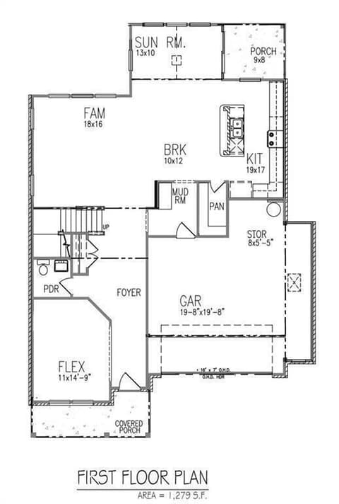 Floor Plan — 916 Alba Drive, Lebanon, IN