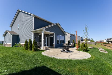 Backyard at 916 Alba Drive, Lebanon, IN