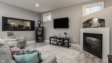 Living room at 4548 Chase Oak Court, Zionsville, IN