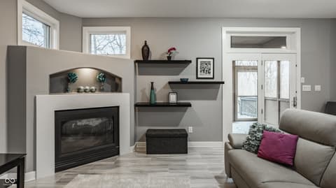Living room at 4548 Chase Oak Court, Zionsville, IN