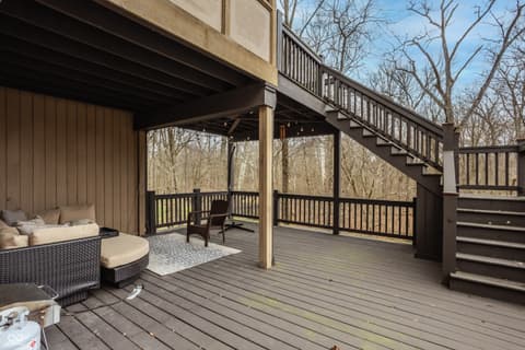 Outdoor living area at 4548 Chase Oak Court, Zionsville, IN