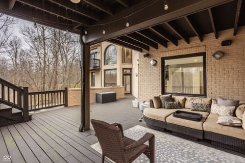 Outdoor living area at 4548 Chase Oak Court, Zionsville, IN