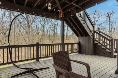 Outdoor living area at 4548 Chase Oak Court, Zionsville, IN