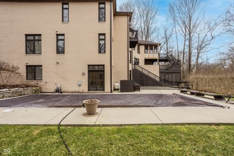 Backyard at 4548 Chase Oak Court, Zionsville, IN