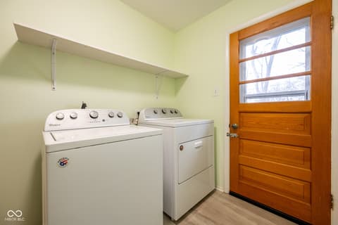 Laundry room at 4 Paradise Lane, Greencastle, IN
