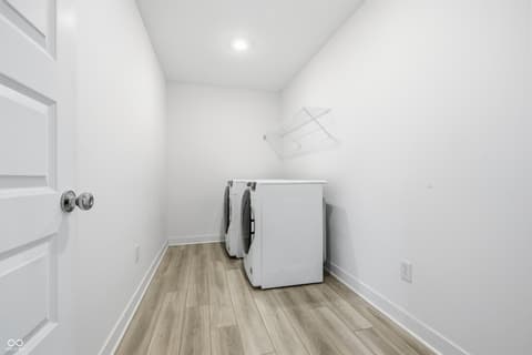 Laundry room at 992 Kendrick Street, Greenwood, IN