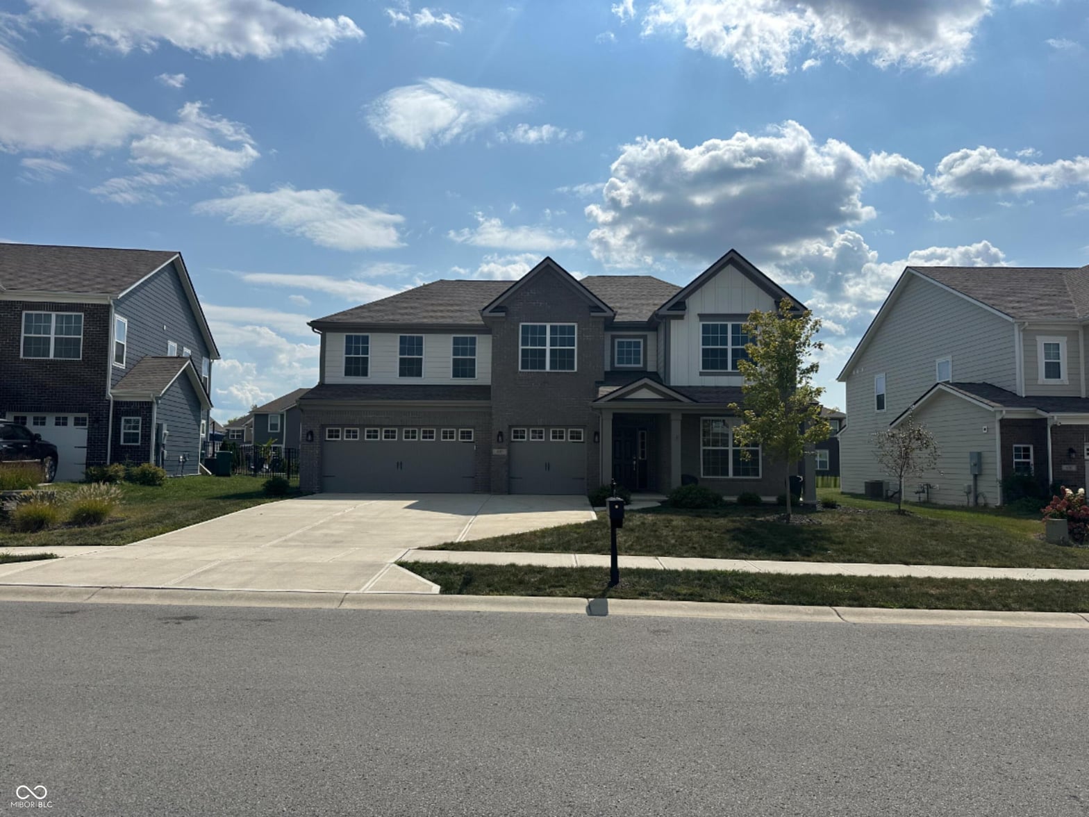 Front exterior at 4187 Risen Star Way, Bargersville, IN