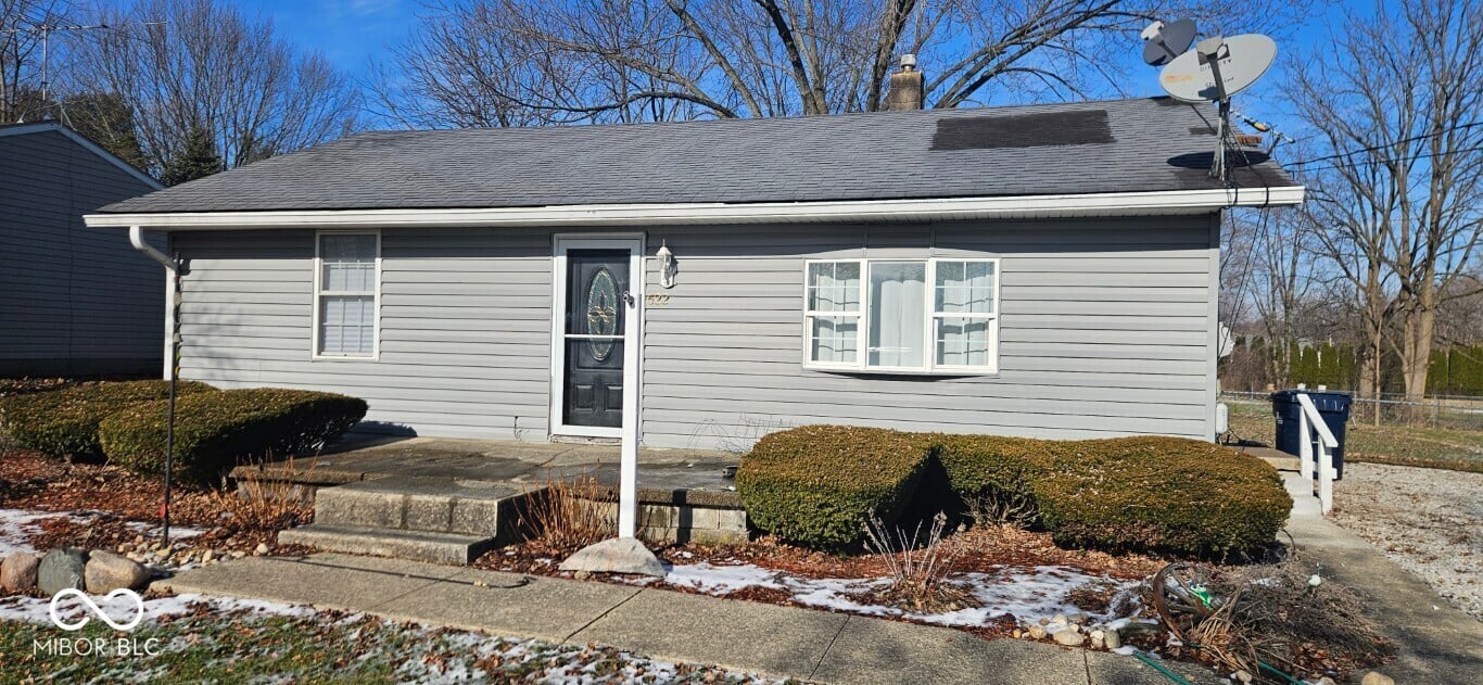 Front exterior at 522 W Linden Drive, Spiceland, IN