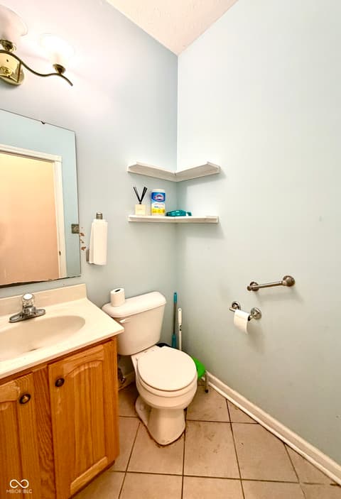 Bathroom at 2019 Woodfield Drive, Greenwood, IN