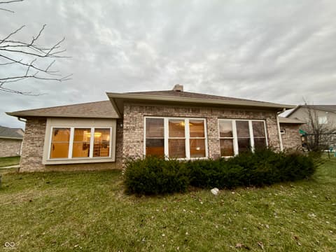 Backyard at 2019 Woodfield Drive, Greenwood, IN