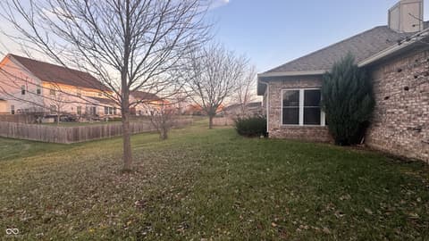 Yard at 2019 Woodfield Drive, Greenwood, IN
