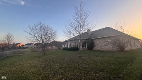 Backyard at 2019 Woodfield Drive, Greenwood, IN