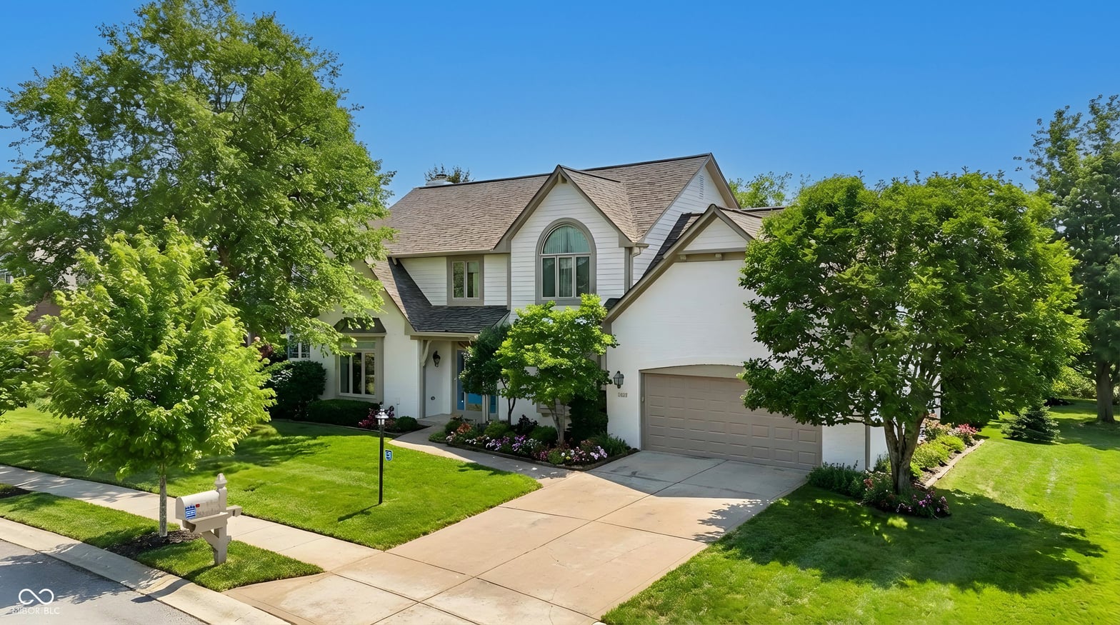 Front exterior at 10368 Woods Edge Drive, Fishers, IN