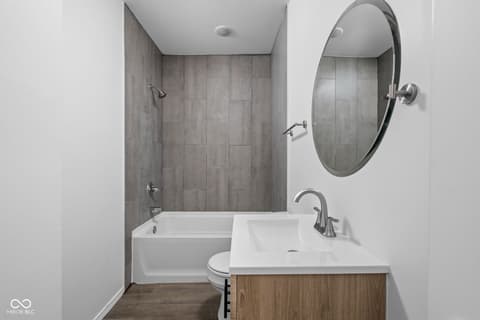 Bathroom at 544 N Dearborn Street, Indianapolis, IN