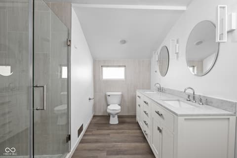 Primary bathroom at 544 N Dearborn Street, Indianapolis, IN
