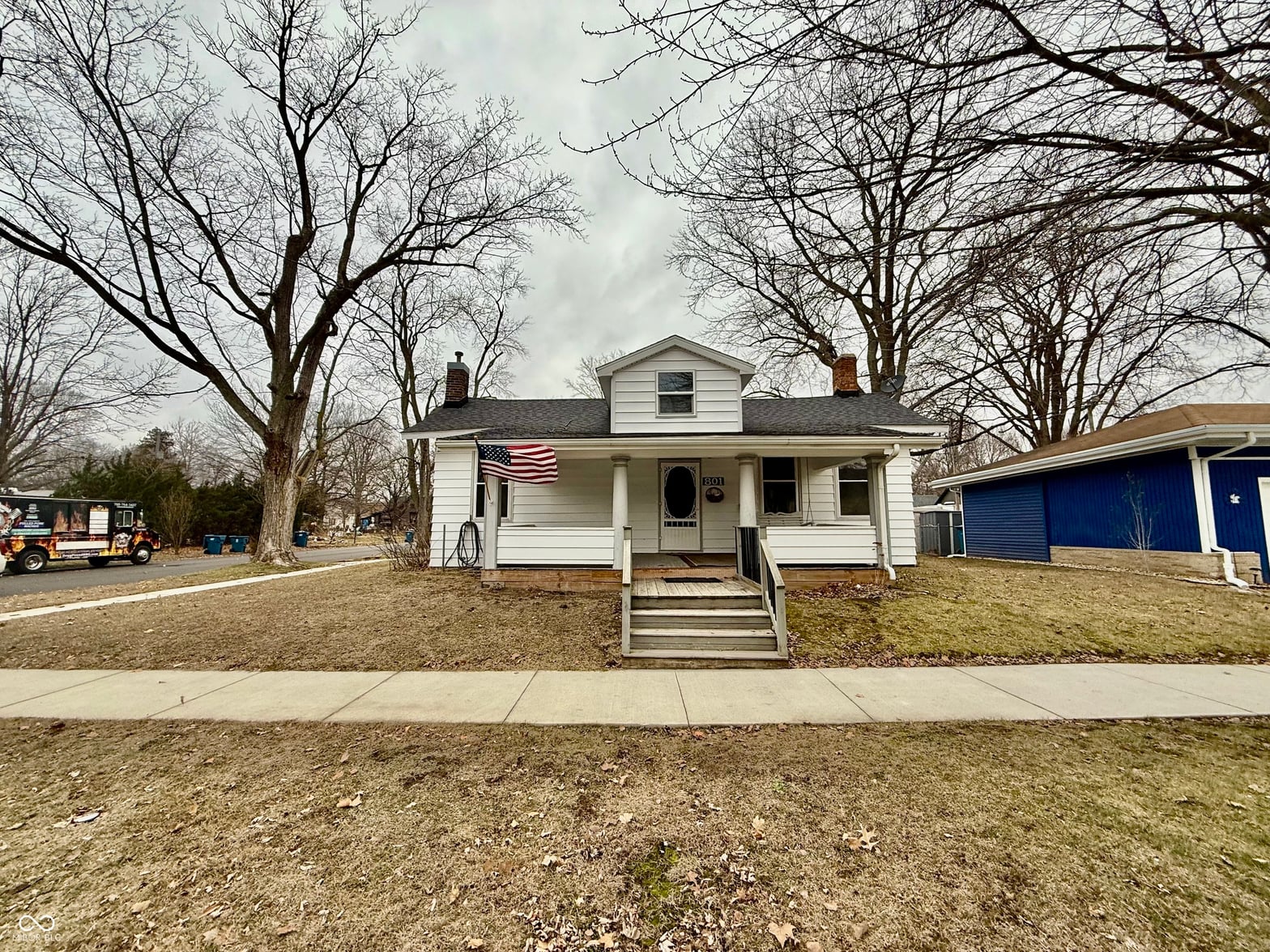 Front exterior at 801 Washington Street, Covington, IN