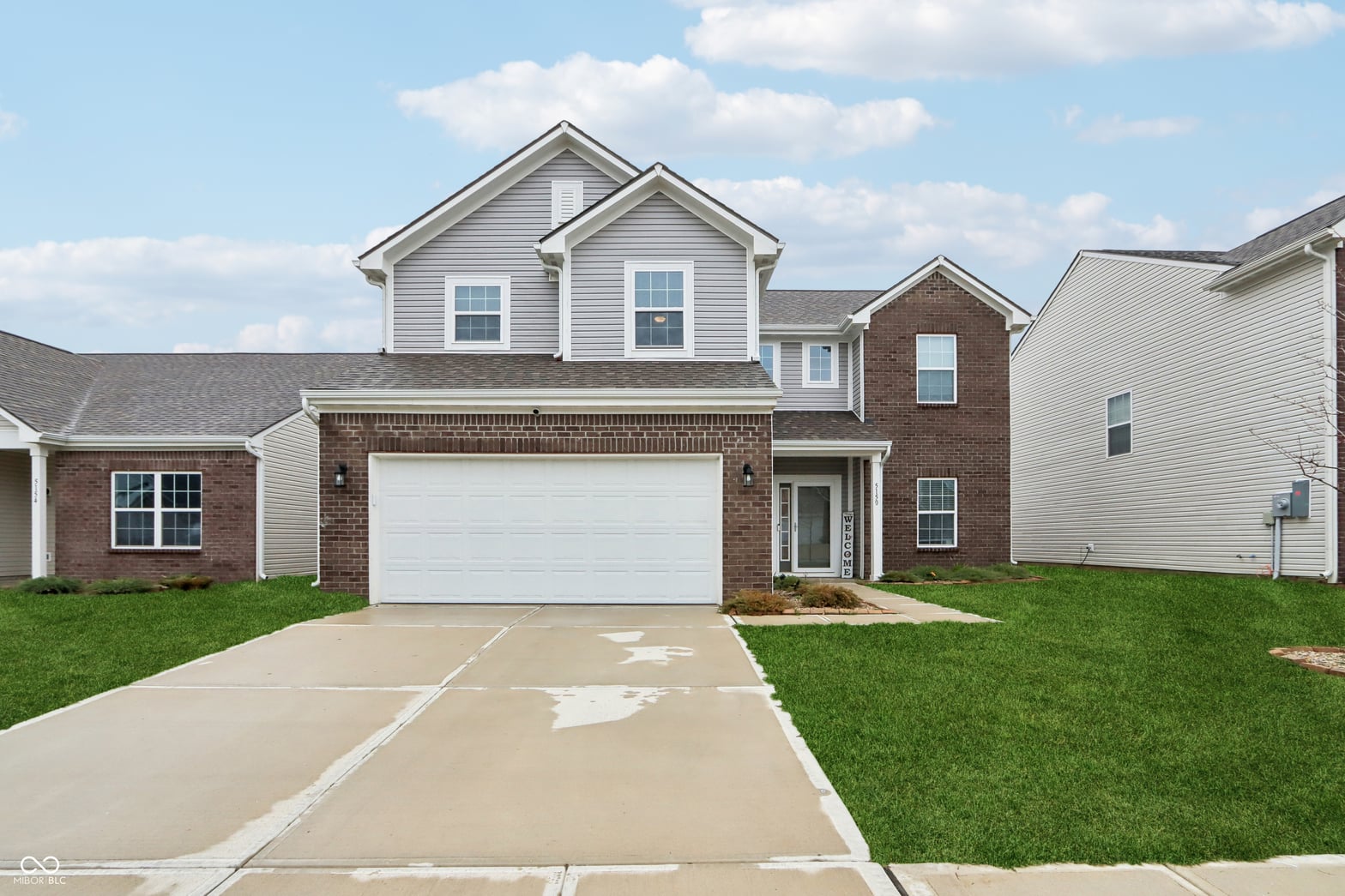Front exterior at 5150 Bramwell Lane, Whitestown, IN