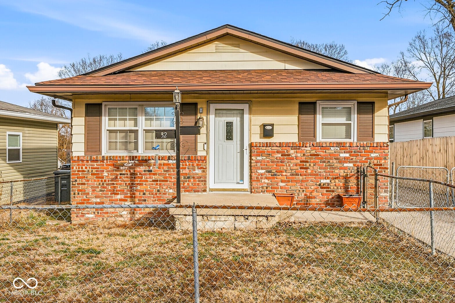 Front exterior at 32 Bakemeyer Street, Indianapolis, IN