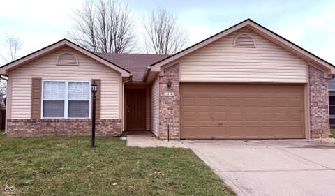 Front exterior at 1430 Sanner Drive, Greenwood, IN
