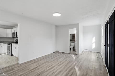 Living room at 4607 N Hartman Drive, Indianapolis, IN