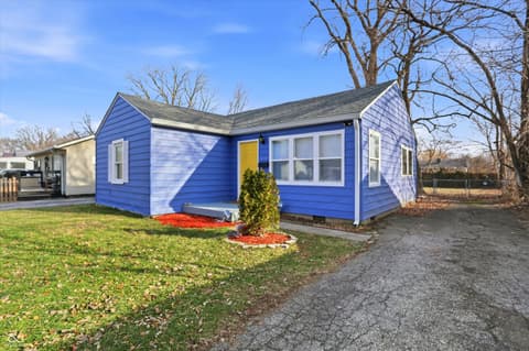 Front exterior at 4607 N Hartman Drive, Indianapolis, IN