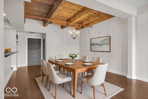 Dining room at 430 N Park Avenue, Indianapolis, IN