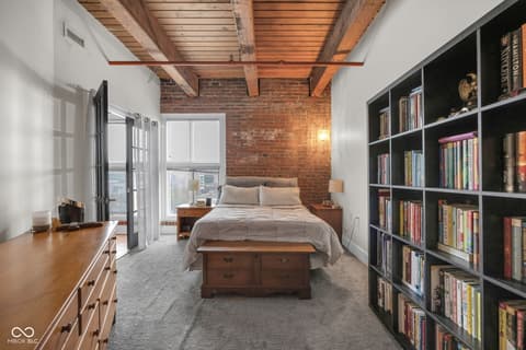 Primary bedroom at 430 N Park Avenue, Indianapolis, IN