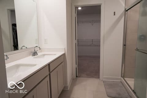 Bathroom at 8623 Lester Place, Pendleton, IN