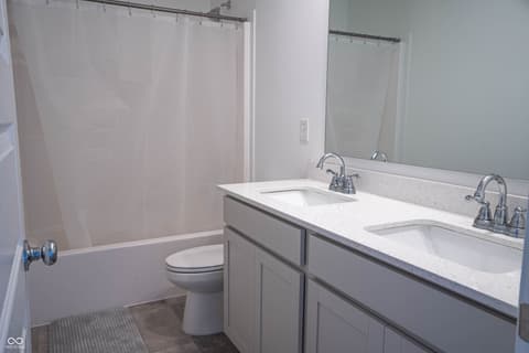 Bathroom at 8623 Lester Place, Pendleton, IN