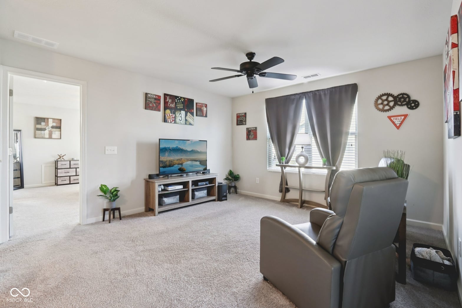 Bright, open family room with modern amenities.