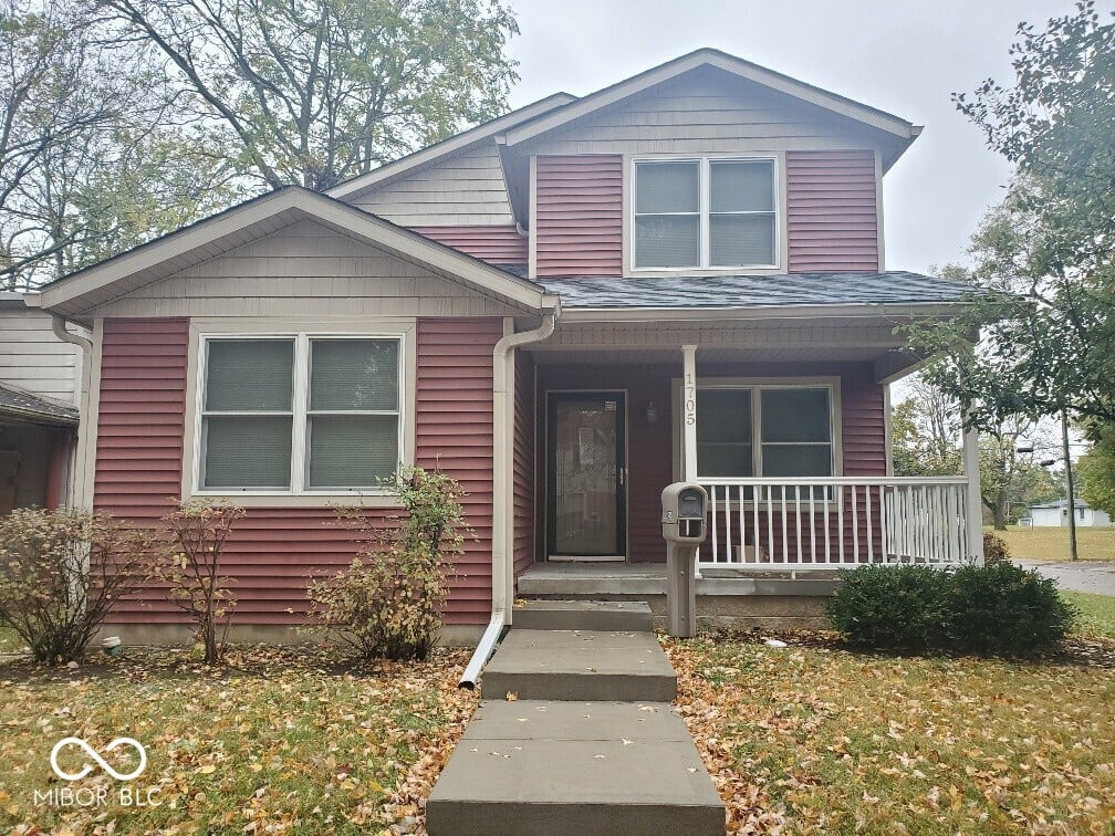 Front exterior at 1705 Fairview Street, Anderson, IN