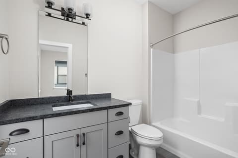 Primary bathroom at 449 Shade Street, Carmel, IN